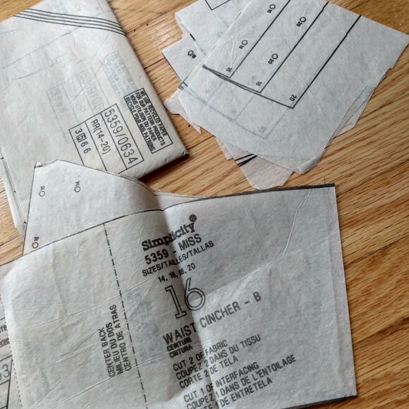 Peasant Blouse Skirt Belly Dancer Costume Sewing Pattern Size 14-20 5359 - Picture 11 of 12